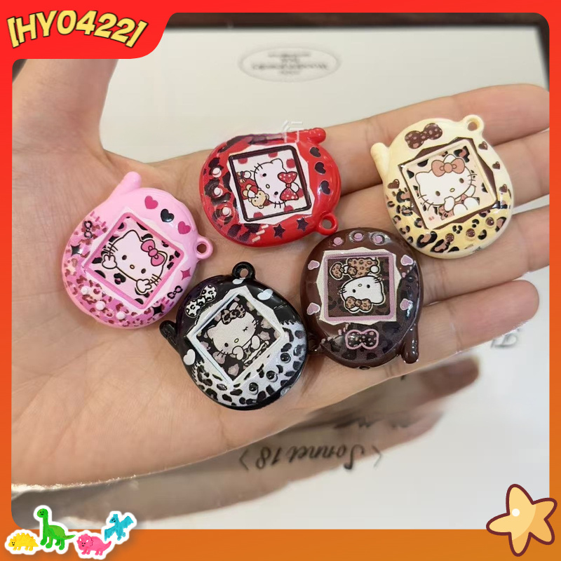 Jewelry Making Supplies - Acrylic Cute Kt Cat Leopard Print