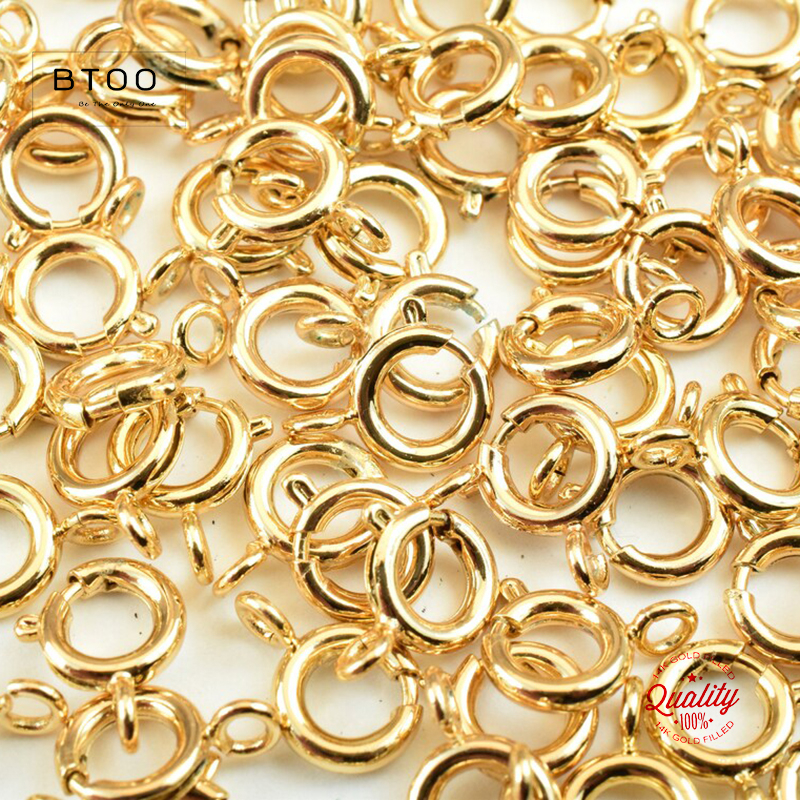 Jewelry Making Kit For Adults - 14K Gold Filled Spring Ring Clasps