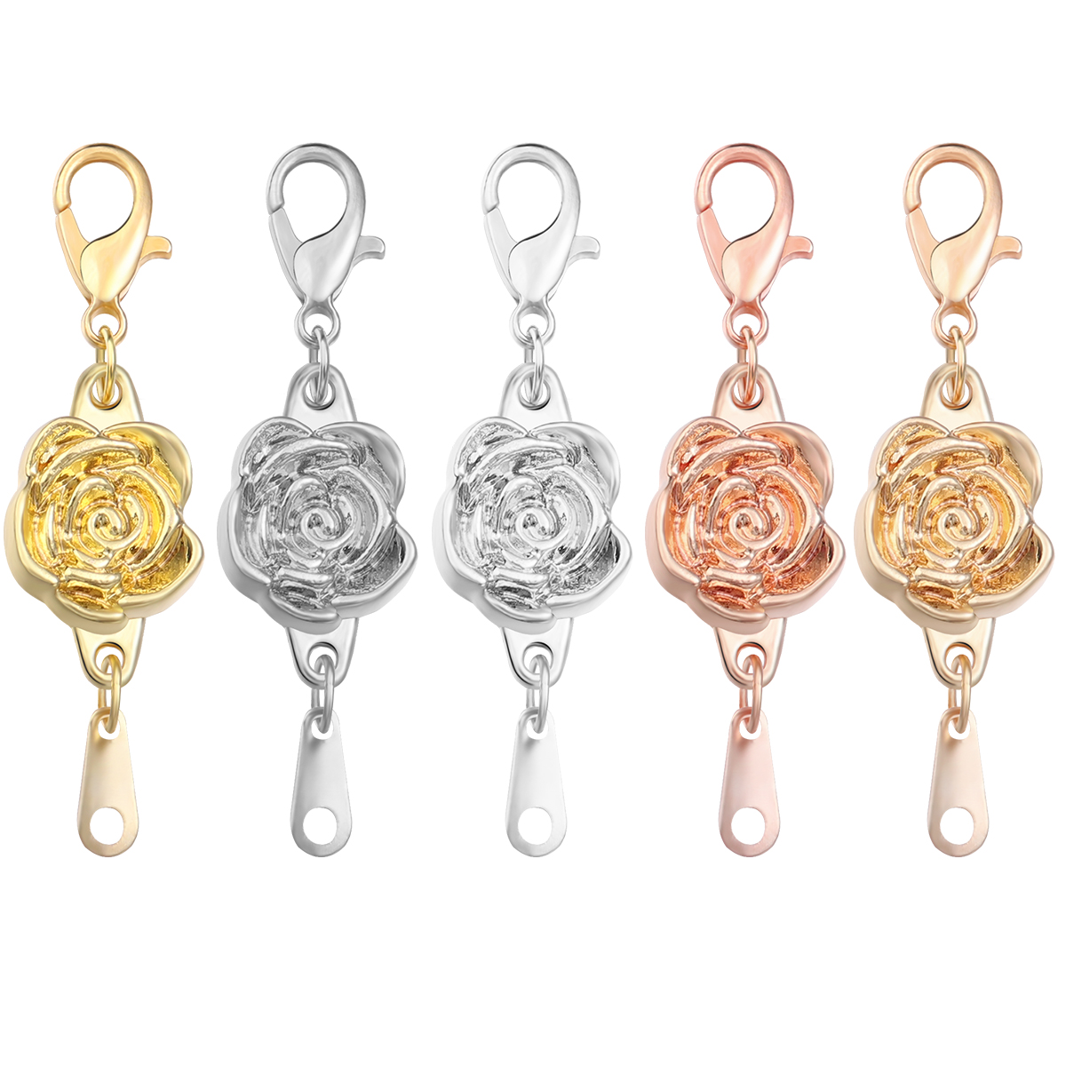 Jewelry Making Kit For Adults - 5pcs/lot Strong Magnetic Clasps Alloy Rose