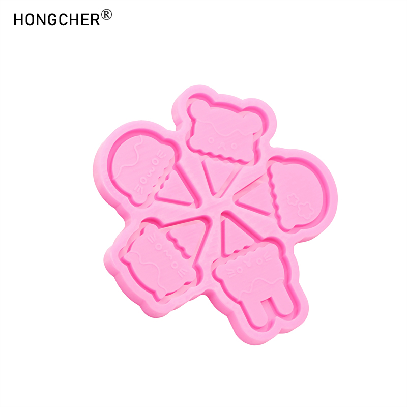Shiny mirror cartoon animal ic - Jewelry Making Mold recension och pris