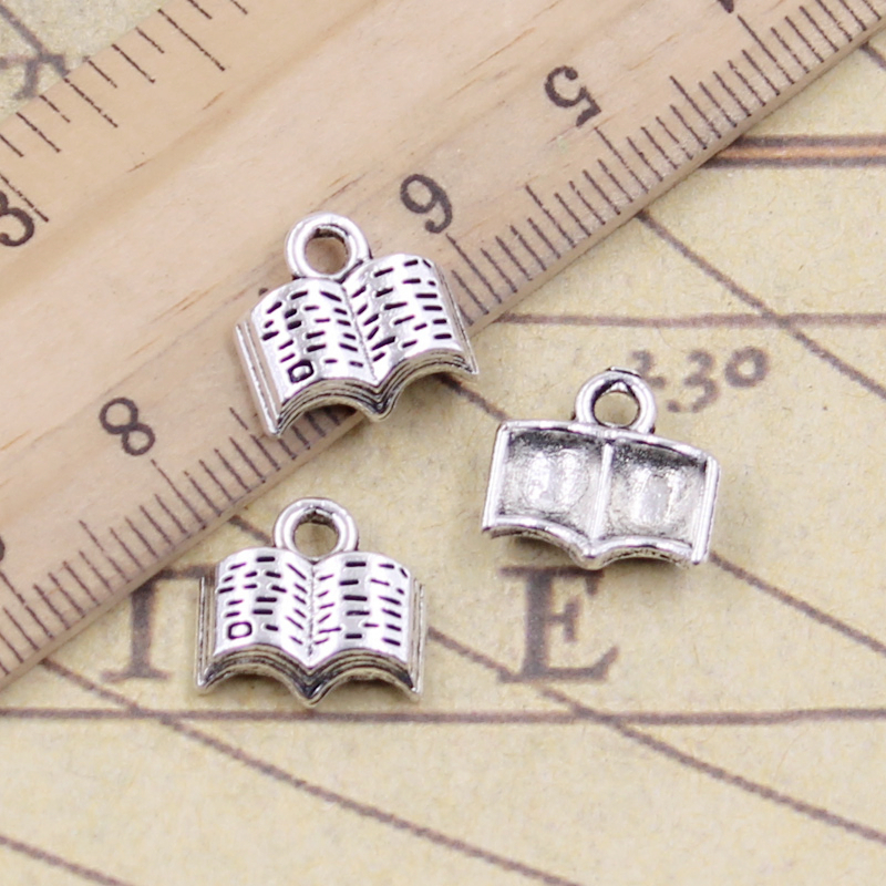 20pcs Charms Open Holy Bible B - Jewelry Making Guide Book recension och pris