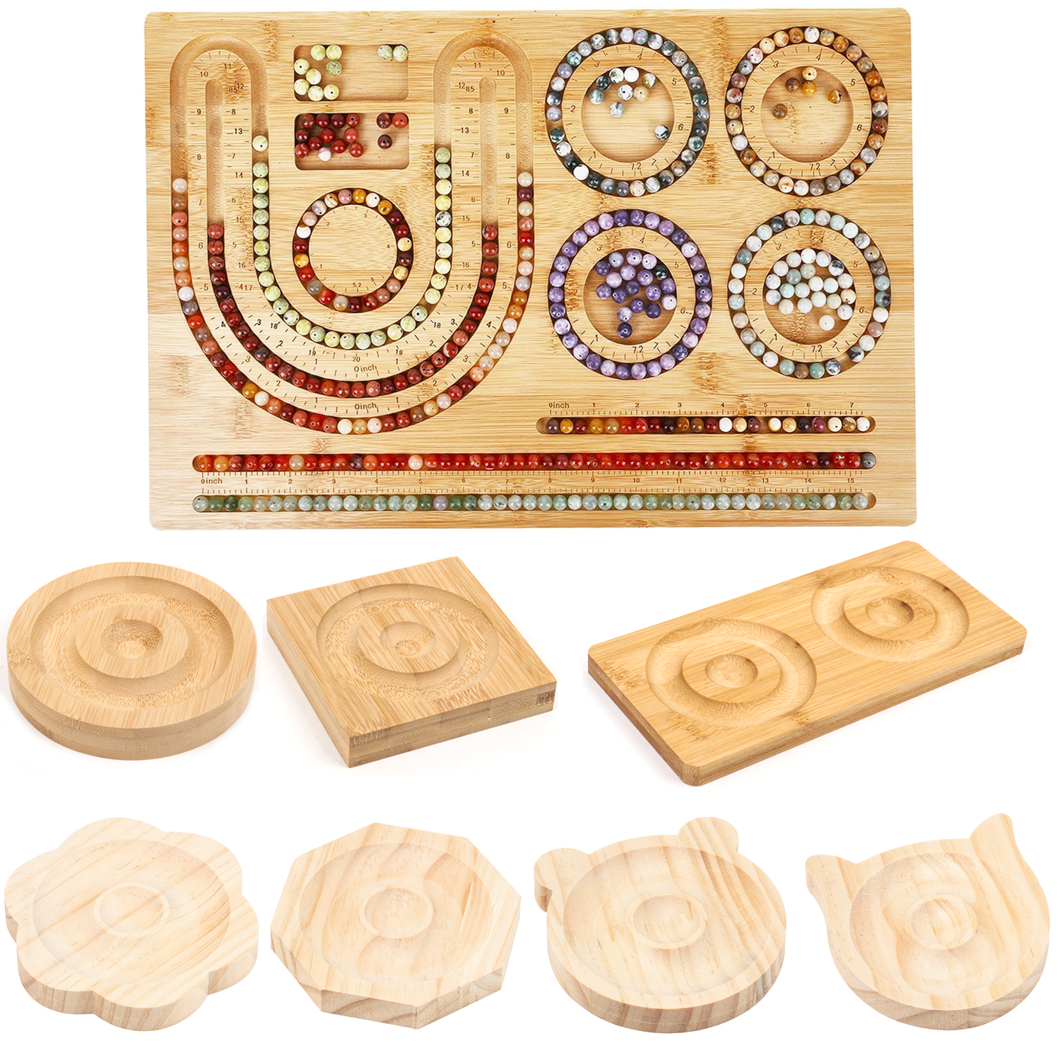 Wooden Beading Design Board Ba - Jewelry Making Table recension och pris