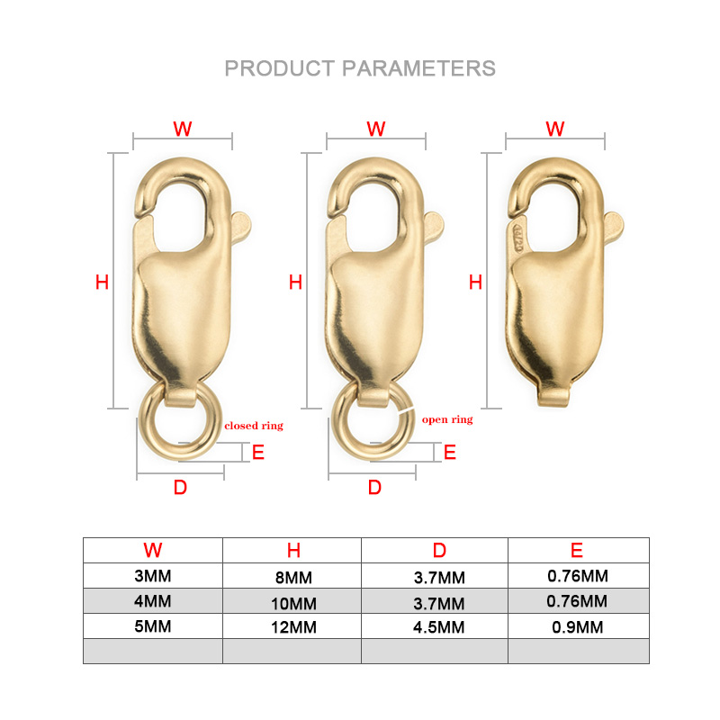 Lobster Clasp 14K Gold Filled  - Jewelry Making Supplies recension och pris