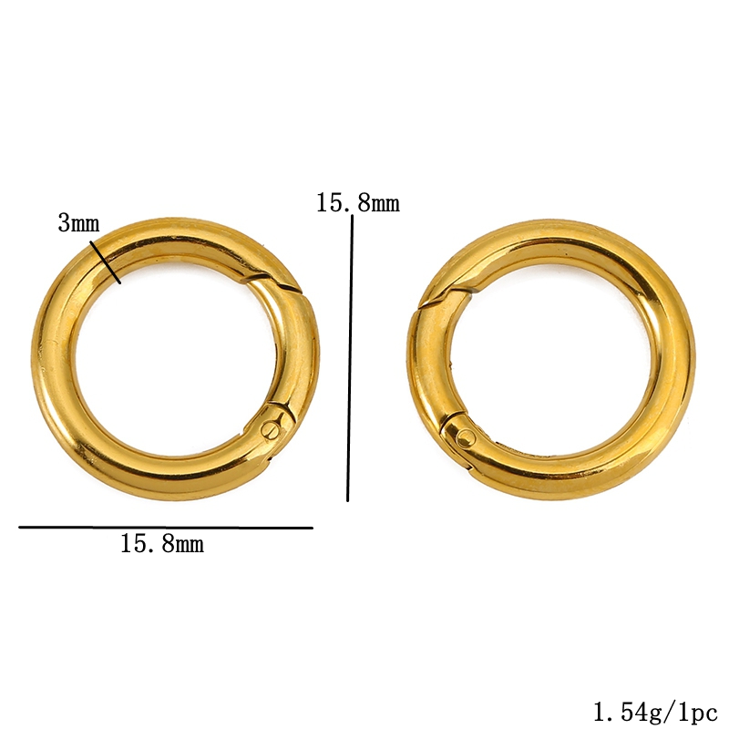 2pcs Stainless Steel Clasps He - Jewelry Making Supplies recension och pris
