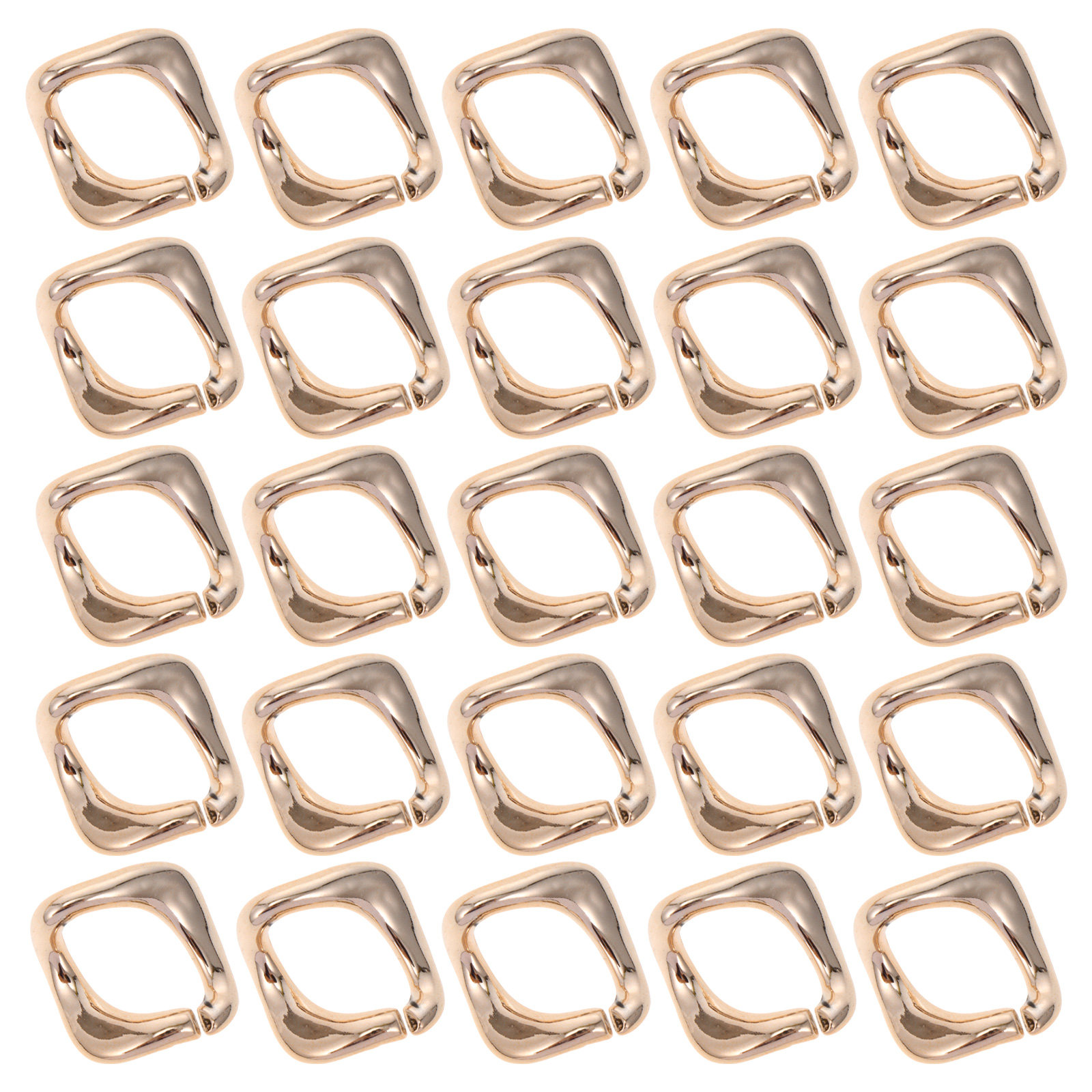 100Pcs Rose Gold Plastic Chain - Jewelry Making Glasses recension och pris