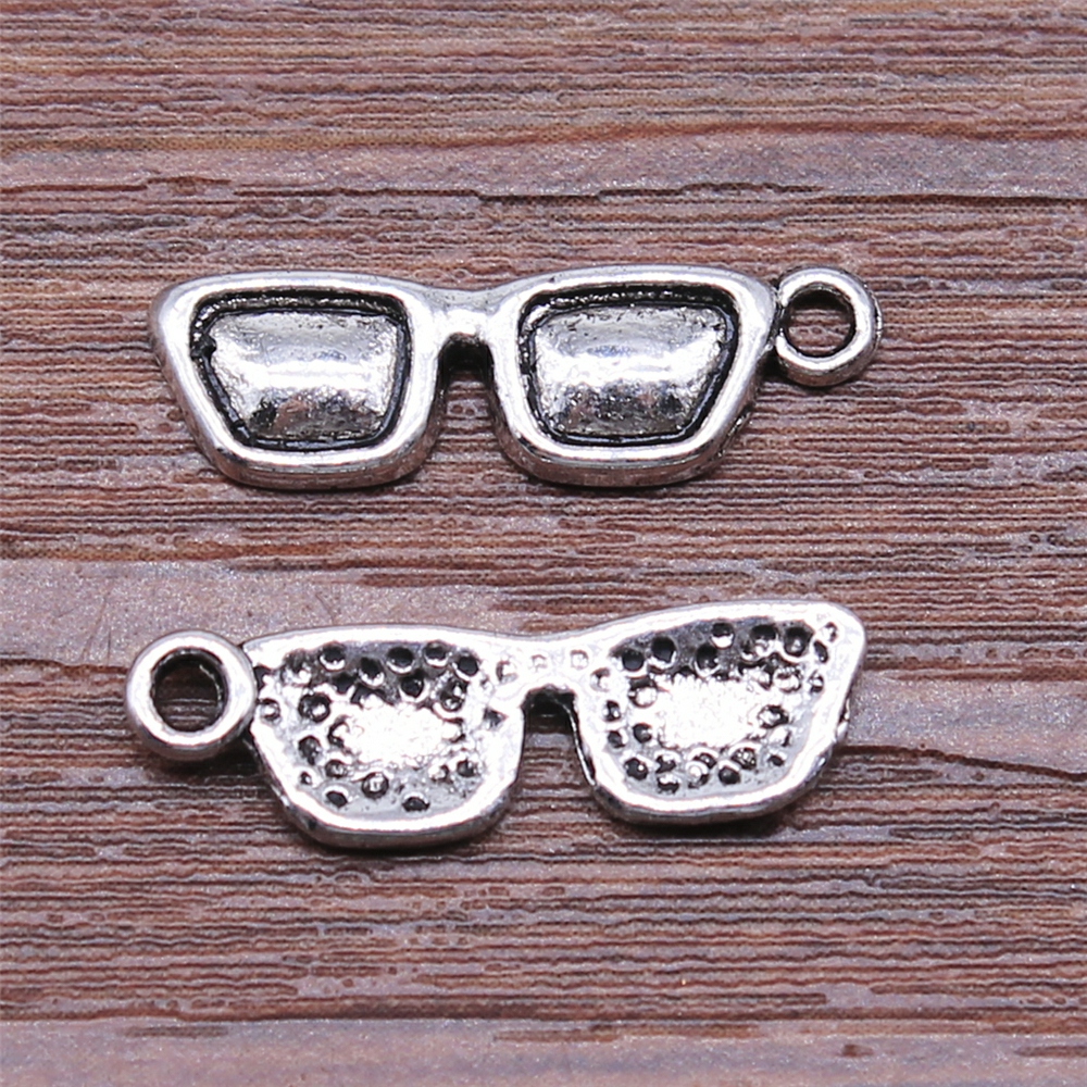 WYSIWYG 10pcs 21x7mm Glasses P - Jewelry Making Glasses recension och pris