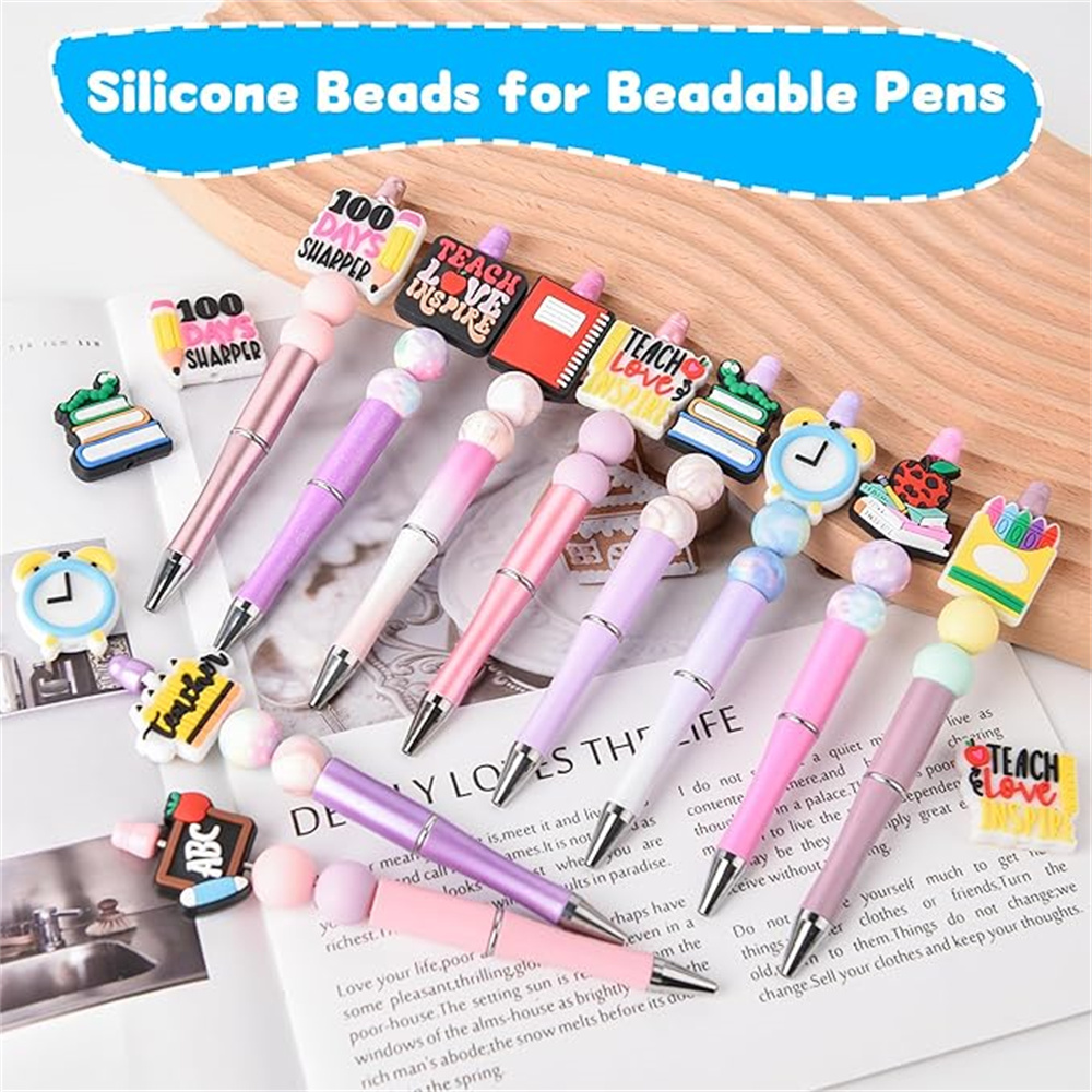2/6/10Pcs New Silicone Beads S - Jewelry Making Guide Book recension och pris
