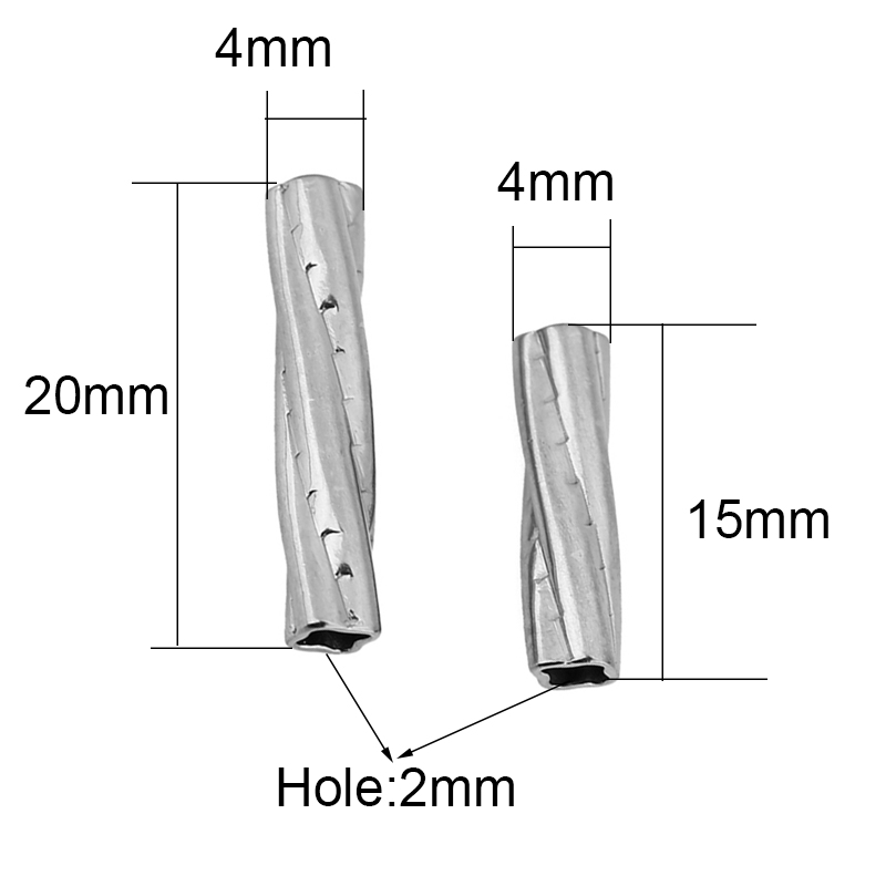 10pcs 15 20 mm Stainless Steel - Jewelry Making Youtube recension och pris
