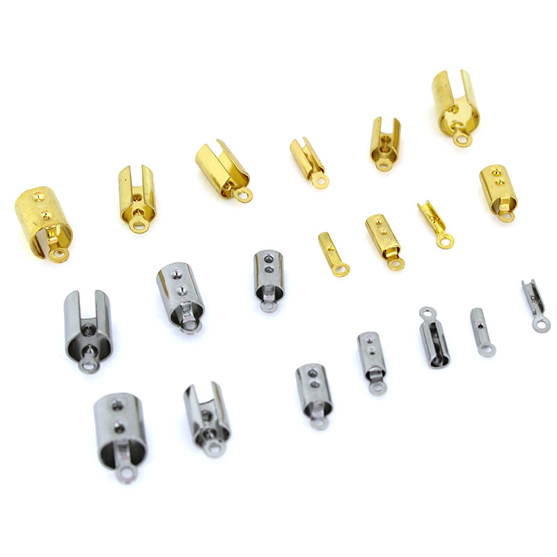 30-50pcs Stainless Steel Crimp - Jewelry Making Supplies recension och pris