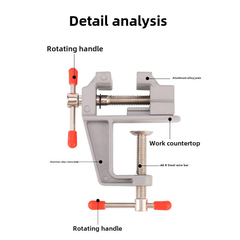 Multifunctional Aluminum Alloy - Jewelry Making Table recension och pris