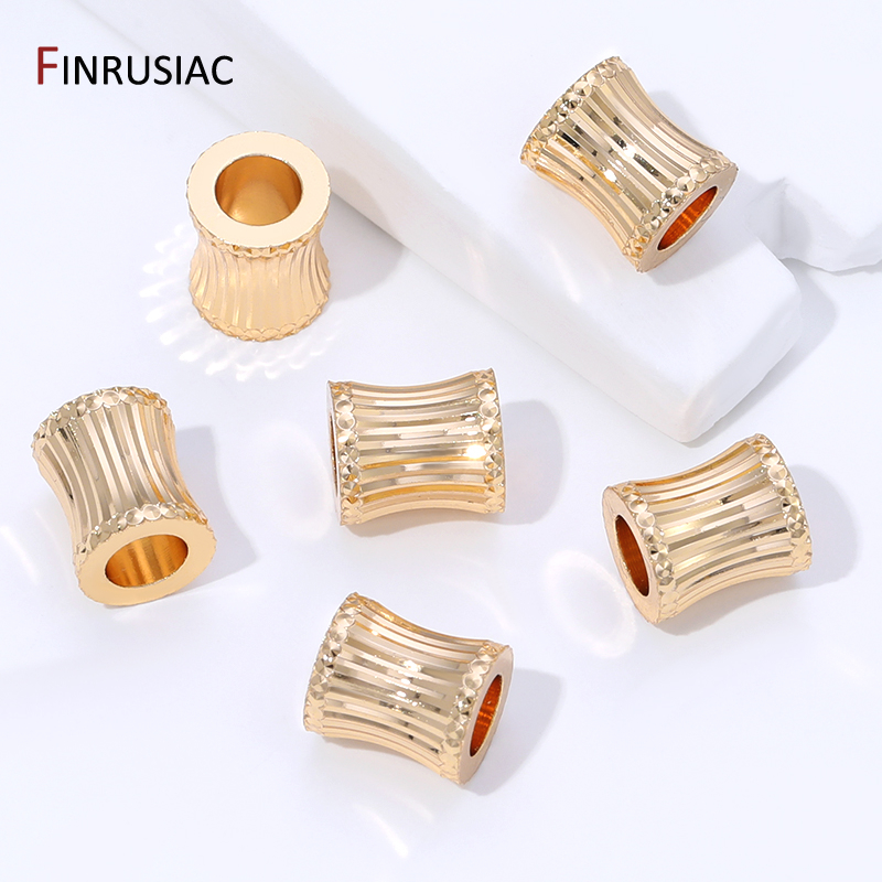 14K Gold Plated Brass Big Hole - Jewelry Making Youtube recension och pris