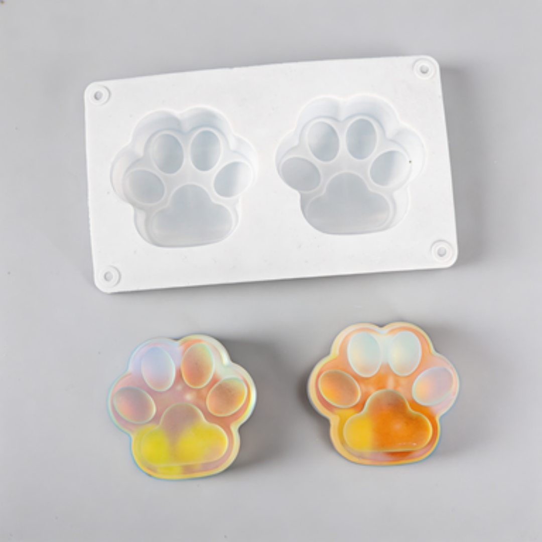 2-connected cat paw silicone m - Jewelry Making Mold recension och pris