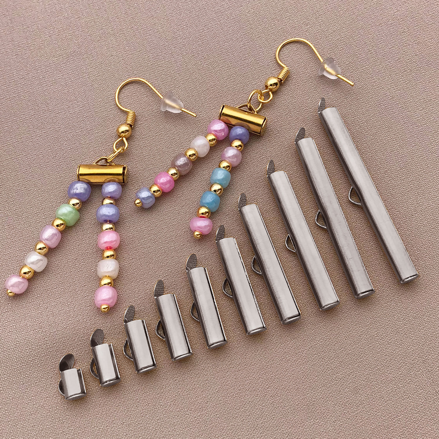 10pcs/lot Stainless Steel Crim - Jewelry Making Youtube recension och pris
