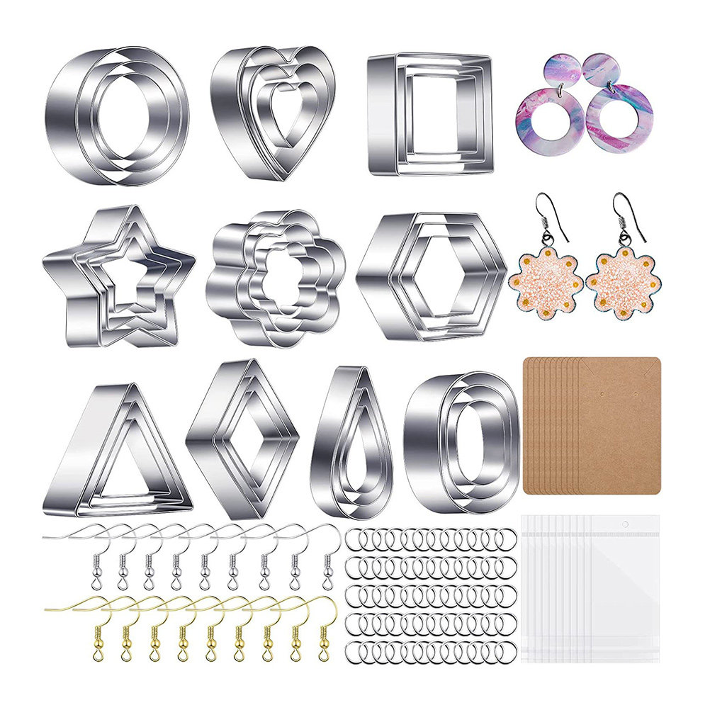 1Set Stainless Steel Polymer C - Jewelry Making Mold recension och pris
