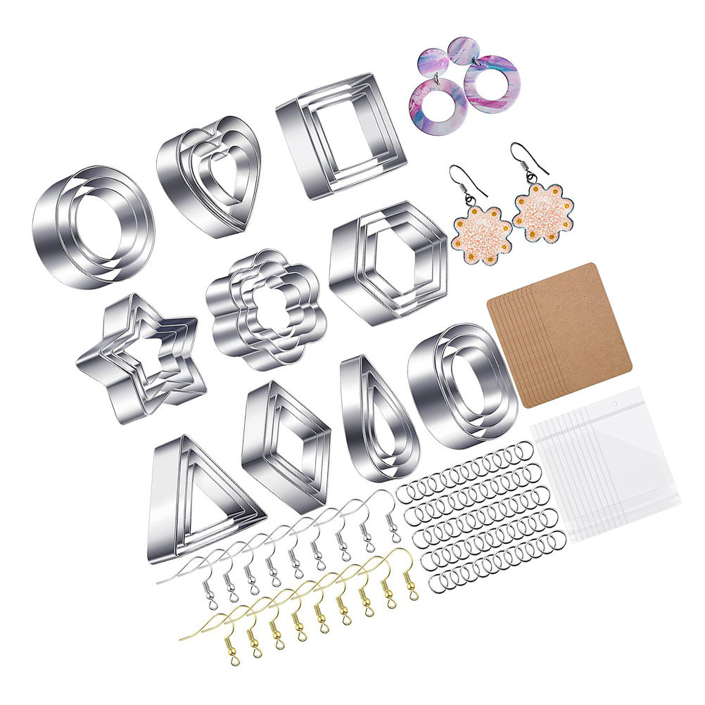 1Set Stainless Steel Polymer C - Jewelry Making Mold recension och pris
