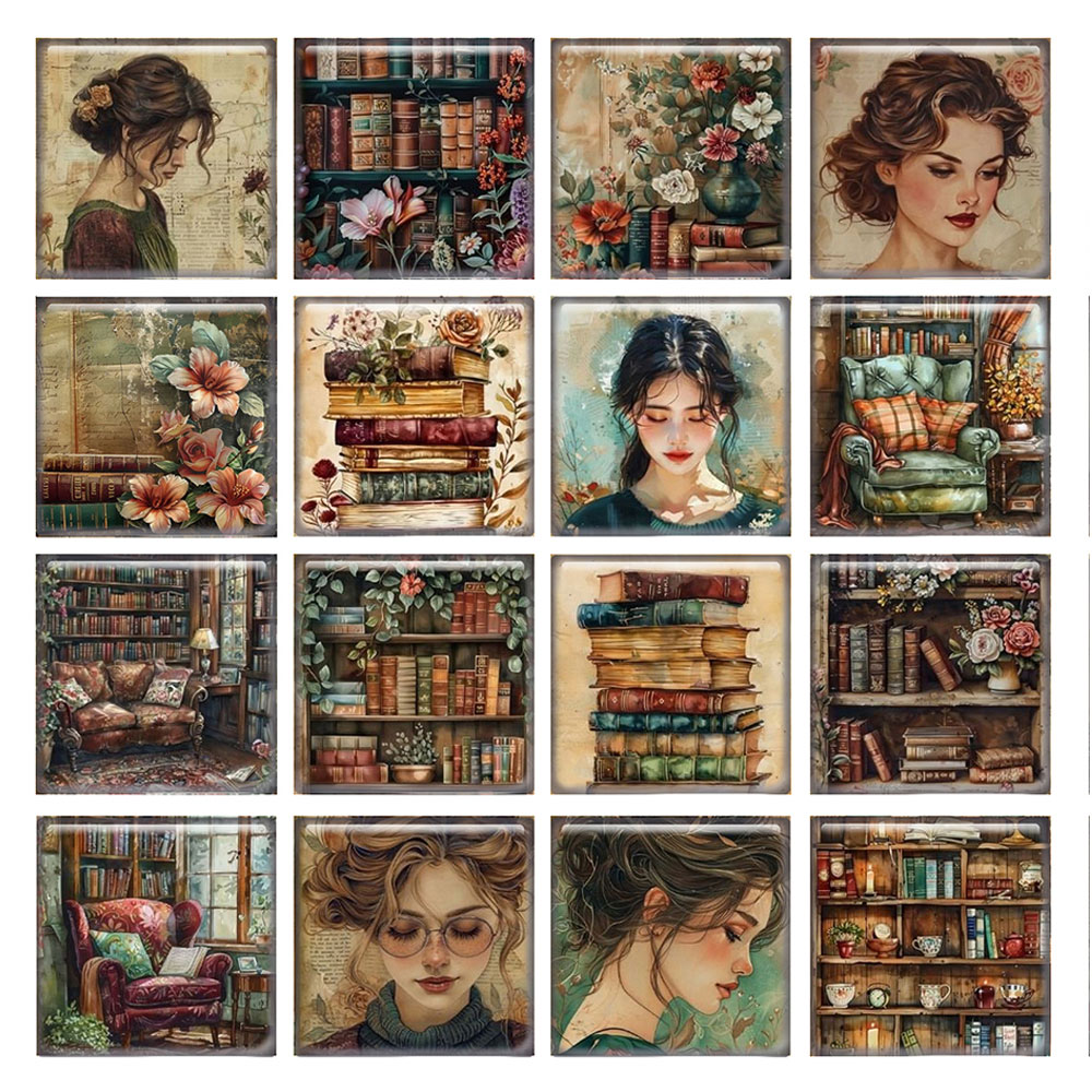 10pcs/lots Retro Love to Read  - Jewelry Making Books recension och pris