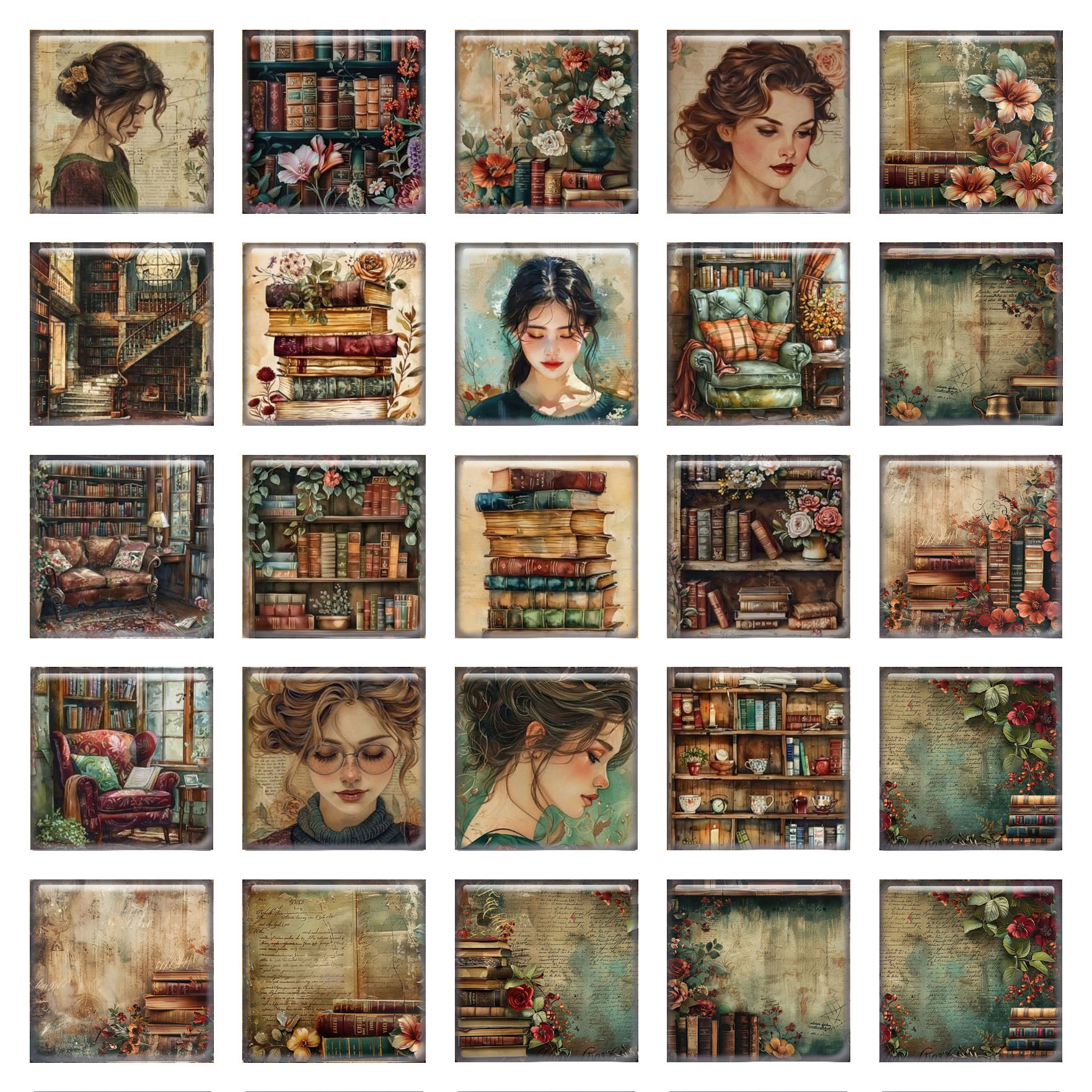 10pcs/lots Retro Love to Read  - Jewelry Making Books recension och pris