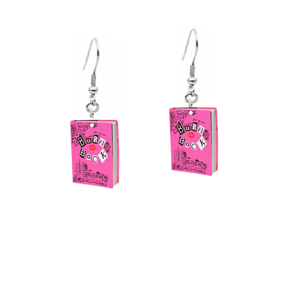 Pink Burn Book Acrylic Pendant - Jewelry Making Guide Book recension och pris