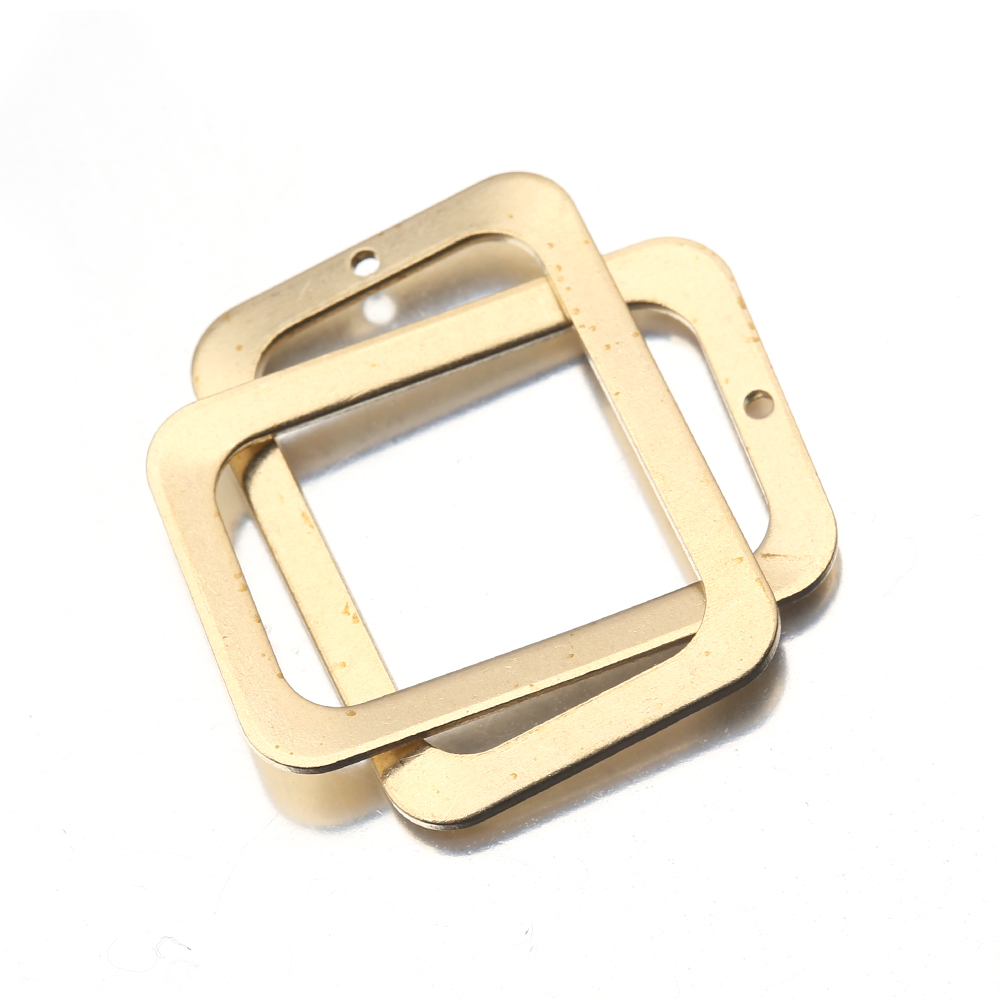 10Pcs Raw Brass Rectangle Holl - Jewelry Making Mold recension och pris