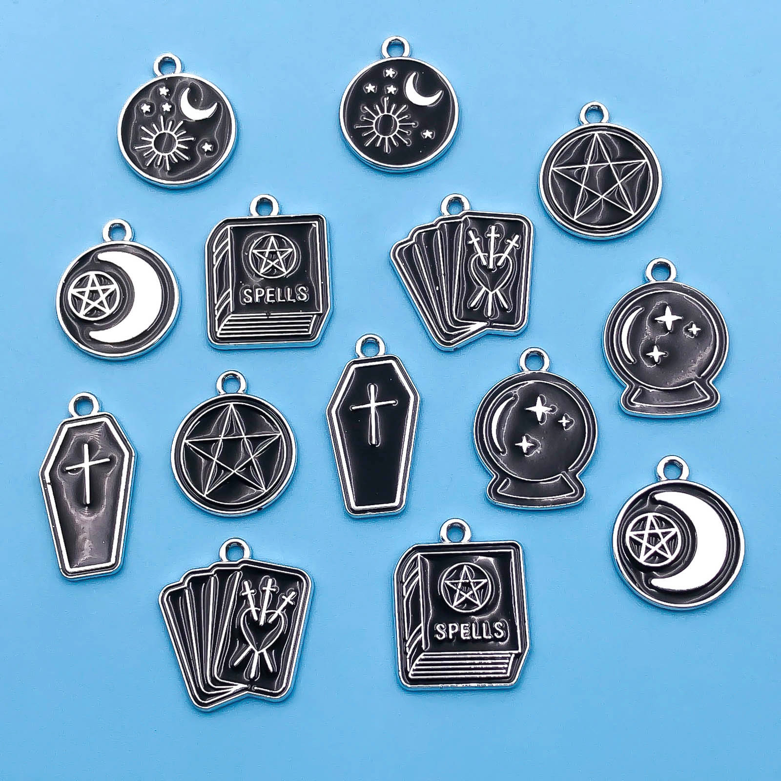 10/14pcs/pack Moon Star Cross  - Jewelry Making Guide Book recension och pris