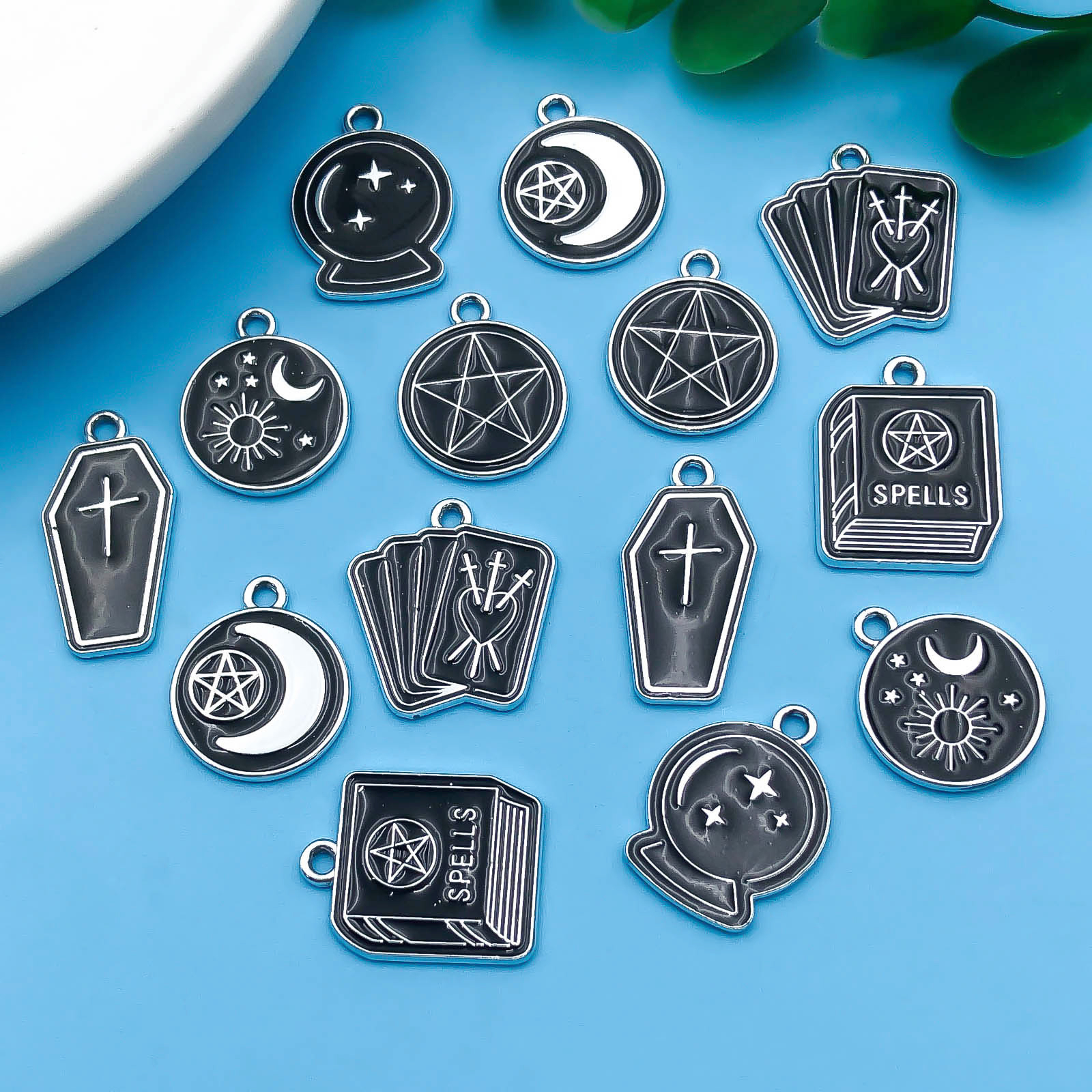 10/14pcs/pack Moon Star Cross  - Jewelry Making Guide Book recension och pris