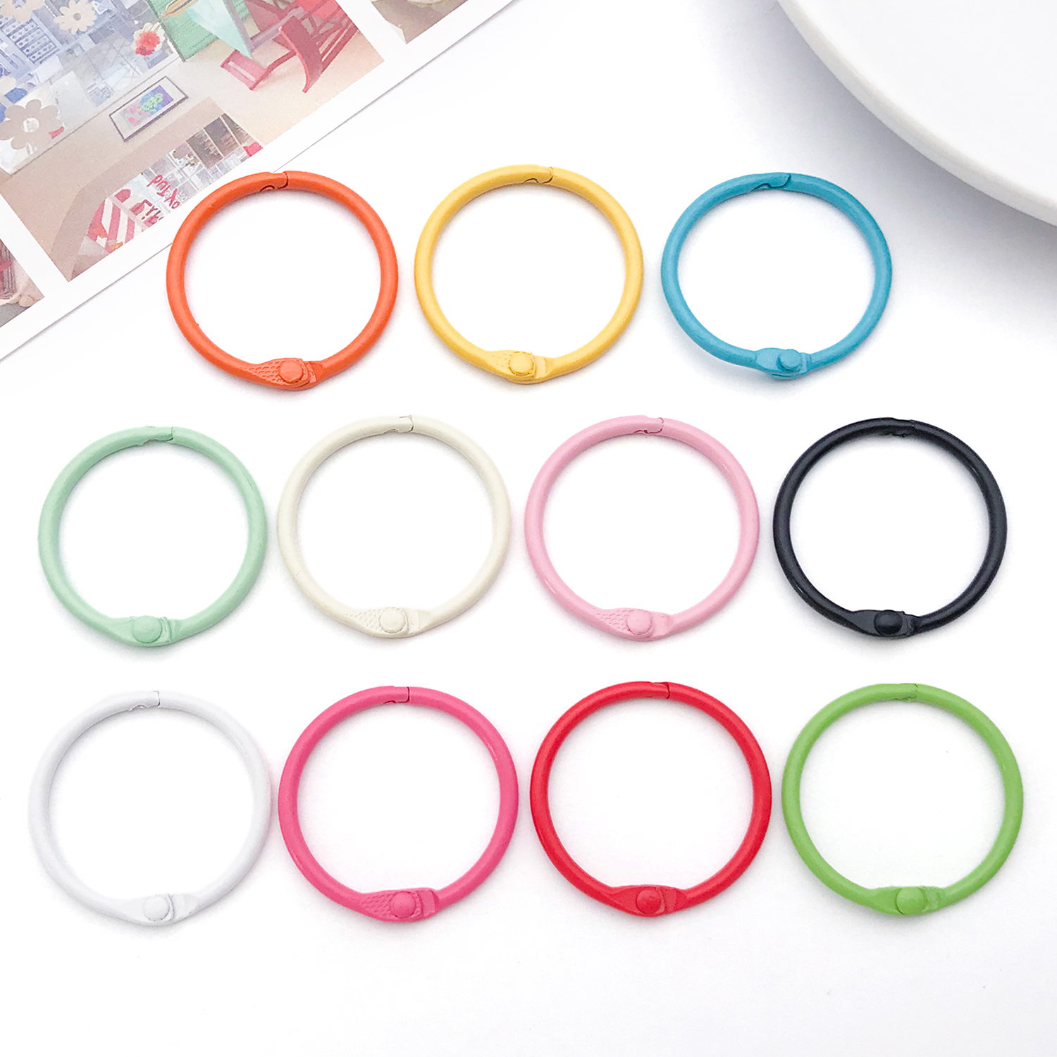 20pcs Binder Rings Loose Leaf  - Jewelry Making Guide Book recension och pris