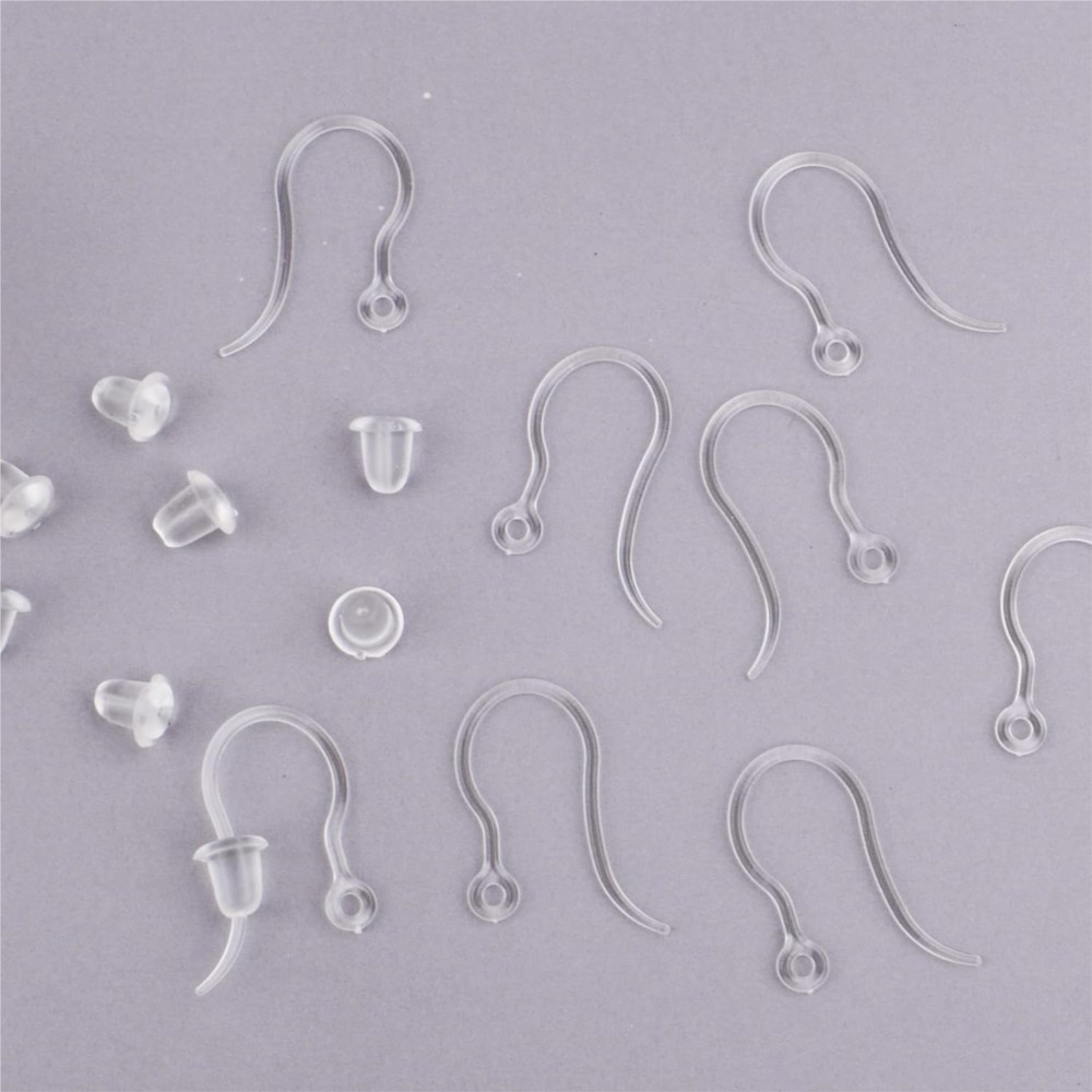 40pcs Clear Plastic Earring Ho - Jewelry Making Kit For Adults recension och pris