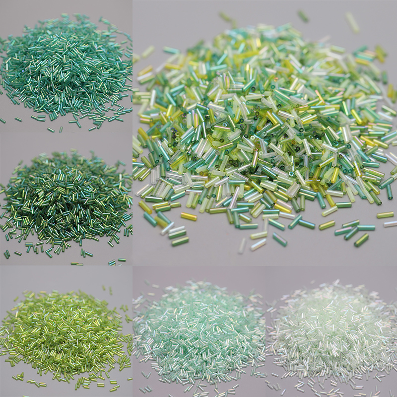 New Green color 450pcs 2x6mm L - Jewelry Making Youtube recension och pris
