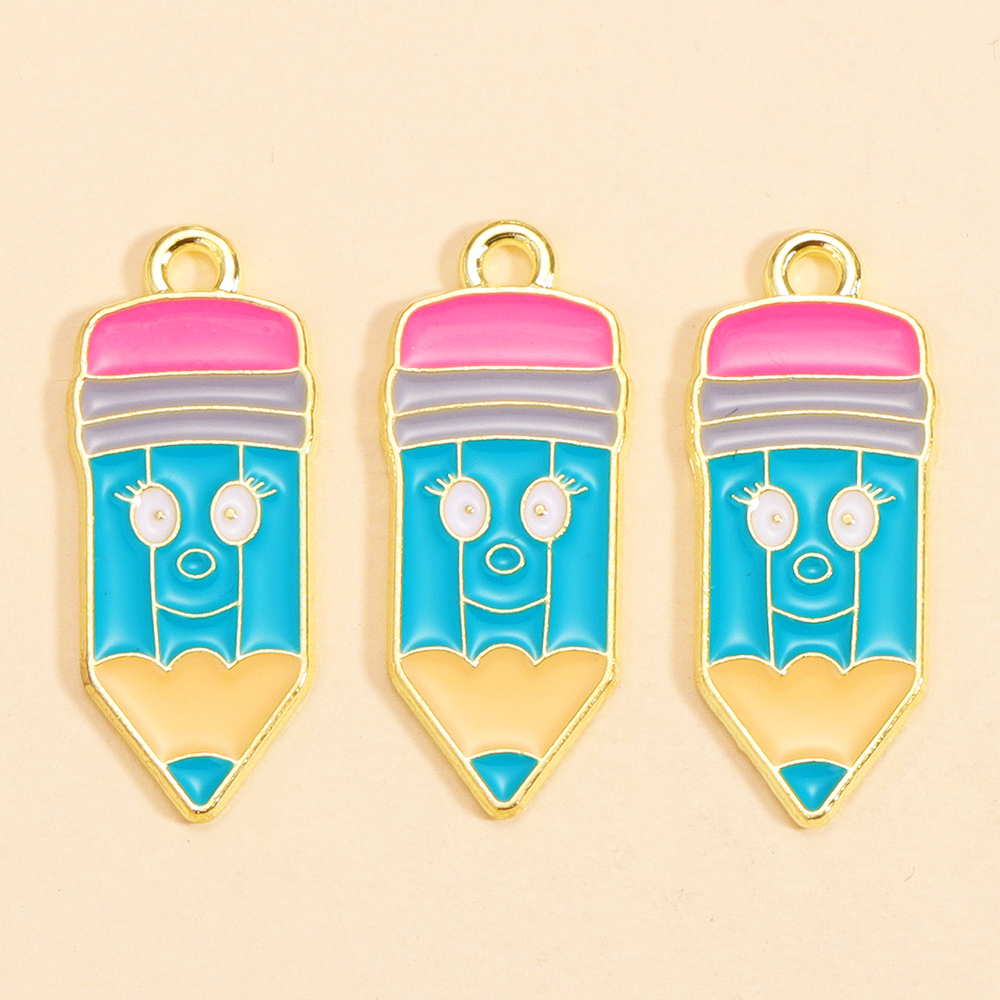 10Pcs Cute Fun Enamel Book Pen - Jewelry Making Guide Book recension och pris