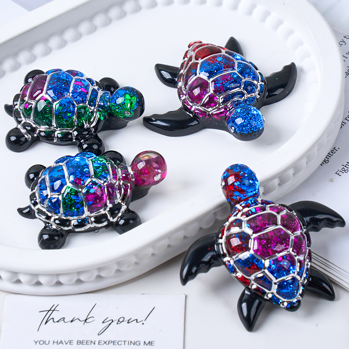 3D Sea Turtle Keychain Silicon - Jewelry Making Mold recension och pris