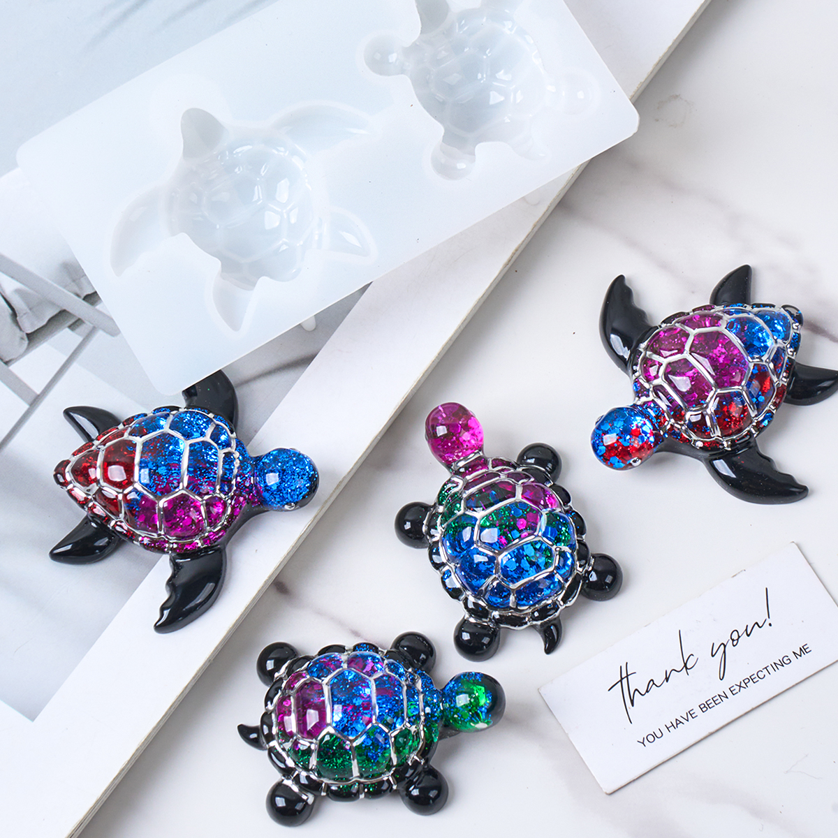 3D Sea Turtle Keychain Silicon - Jewelry Making Mold recension och pris