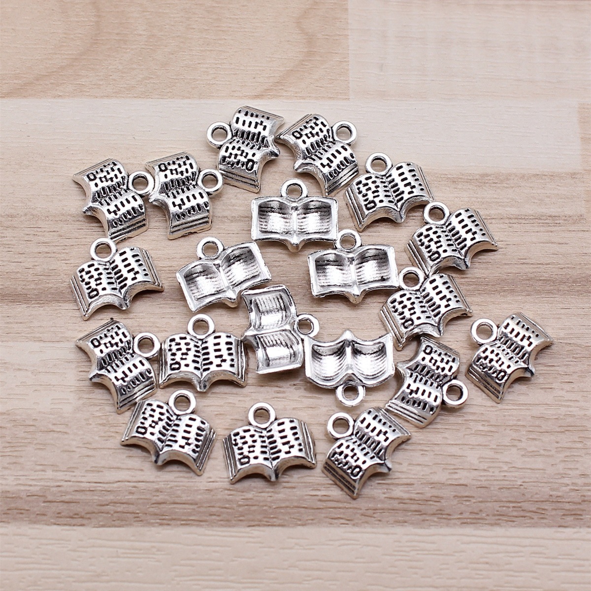IFOCUS 20pcs/Lot Book Charms F - Jewelry Making Books recension och pris