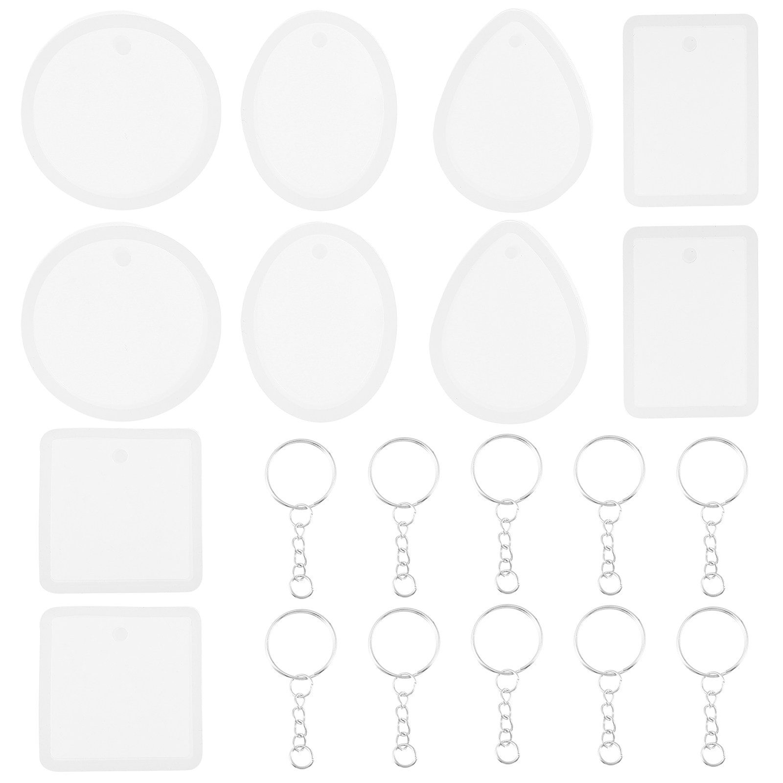 10pcs Diy Keychain Pendant Cha - Jewelry Making Mold recension och pris