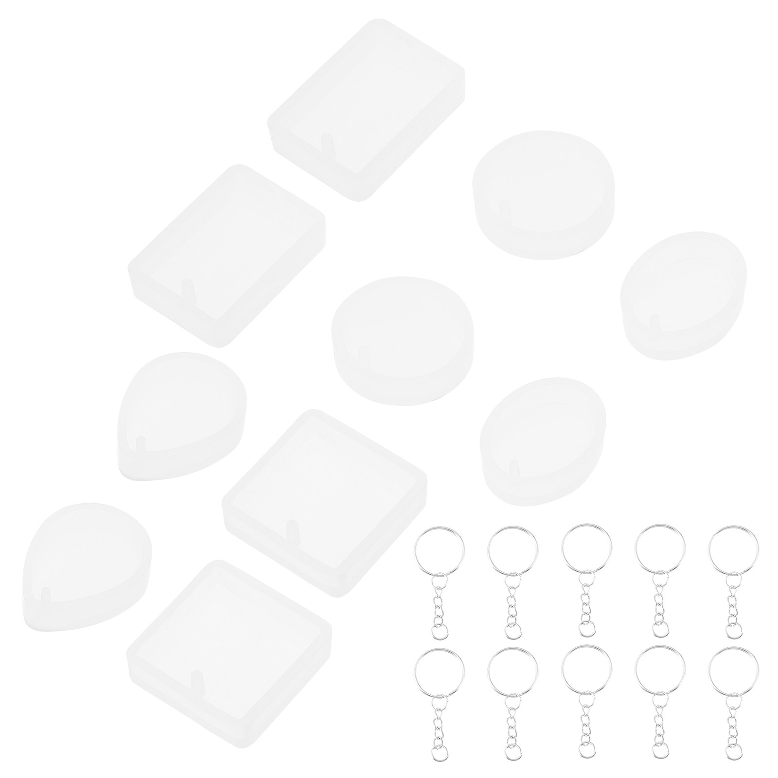 10pcs Diy Keychain Pendant Cha - Jewelry Making Mold recension och pris