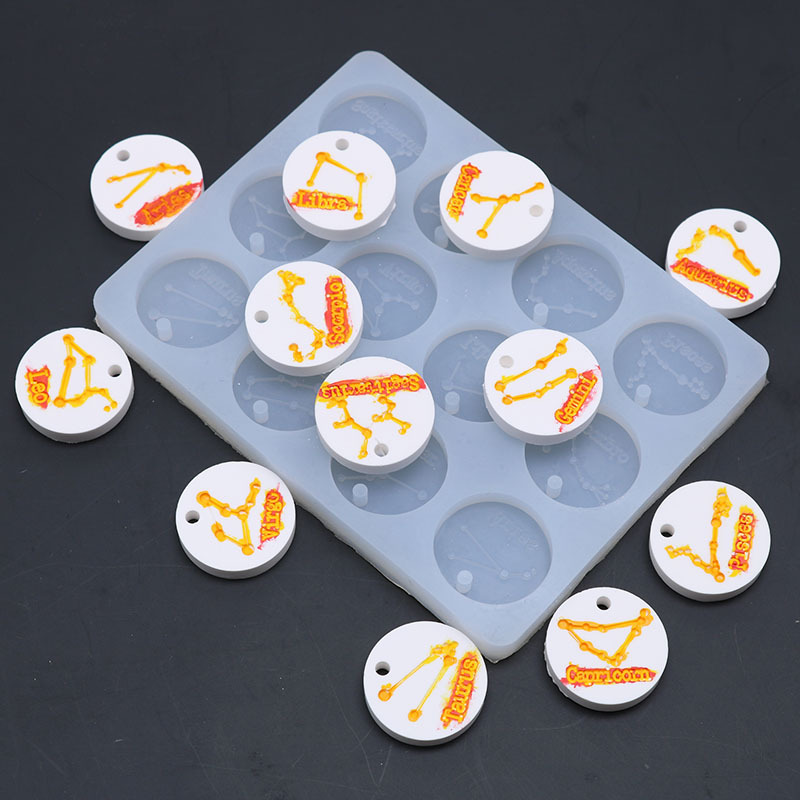 12 Holes Constellation Pendant - Jewelry Making Mold recension och pris