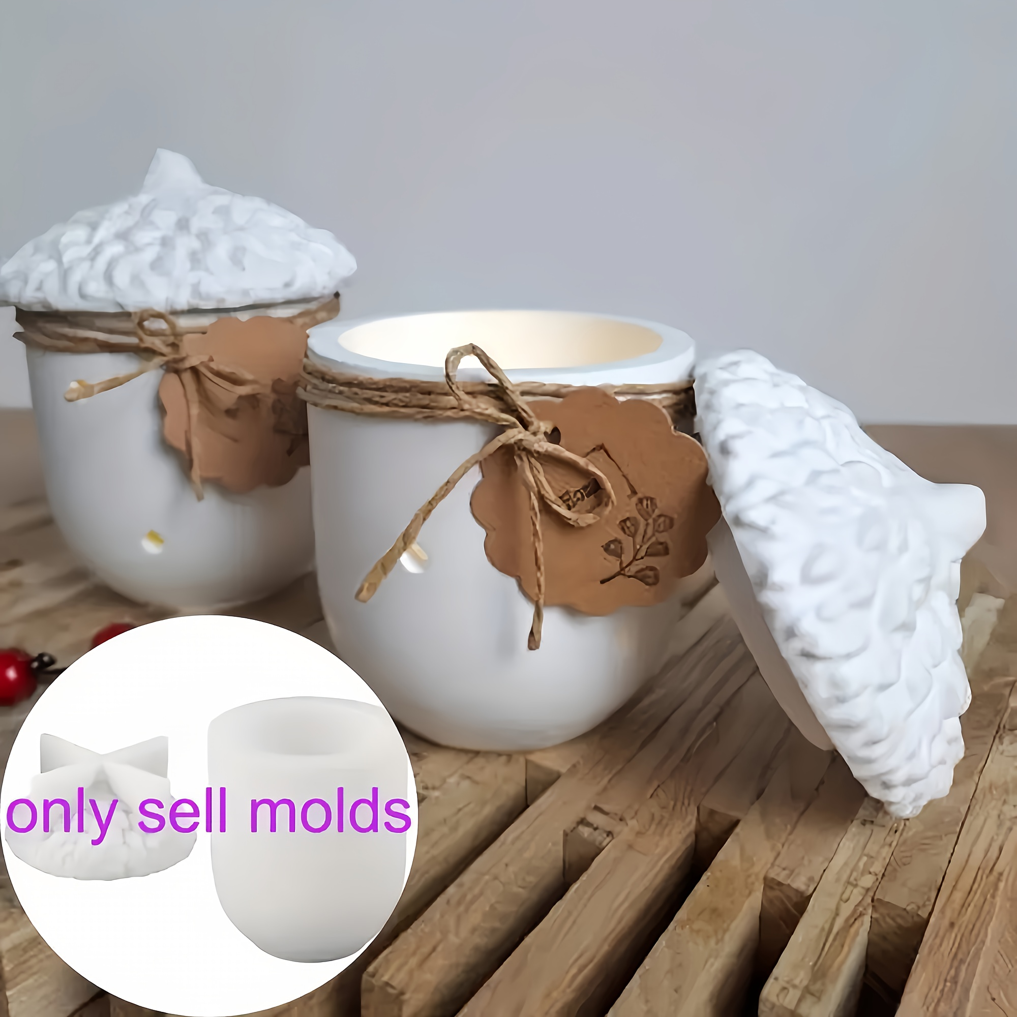 1pc Acorn and Pinecone Jar Sil - Jewelry Making Mold recension och pris