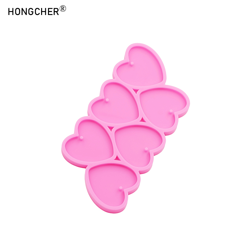 Shiny mirror love epoxy resin  - Jewelry Making Mold recension och pris