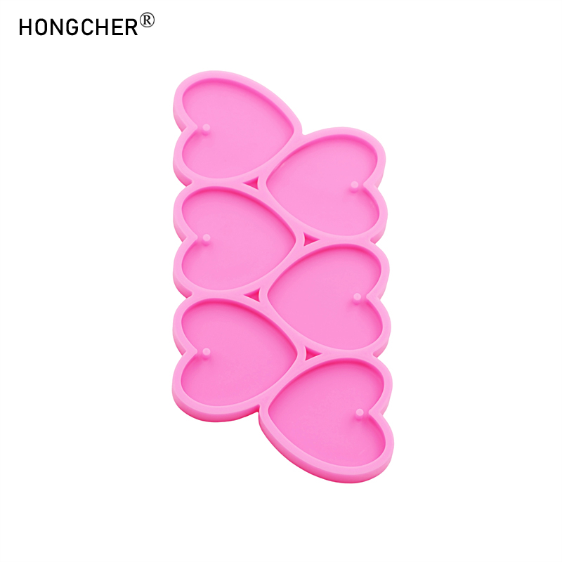 Shiny mirror love epoxy resin  - Jewelry Making Mold recension och pris