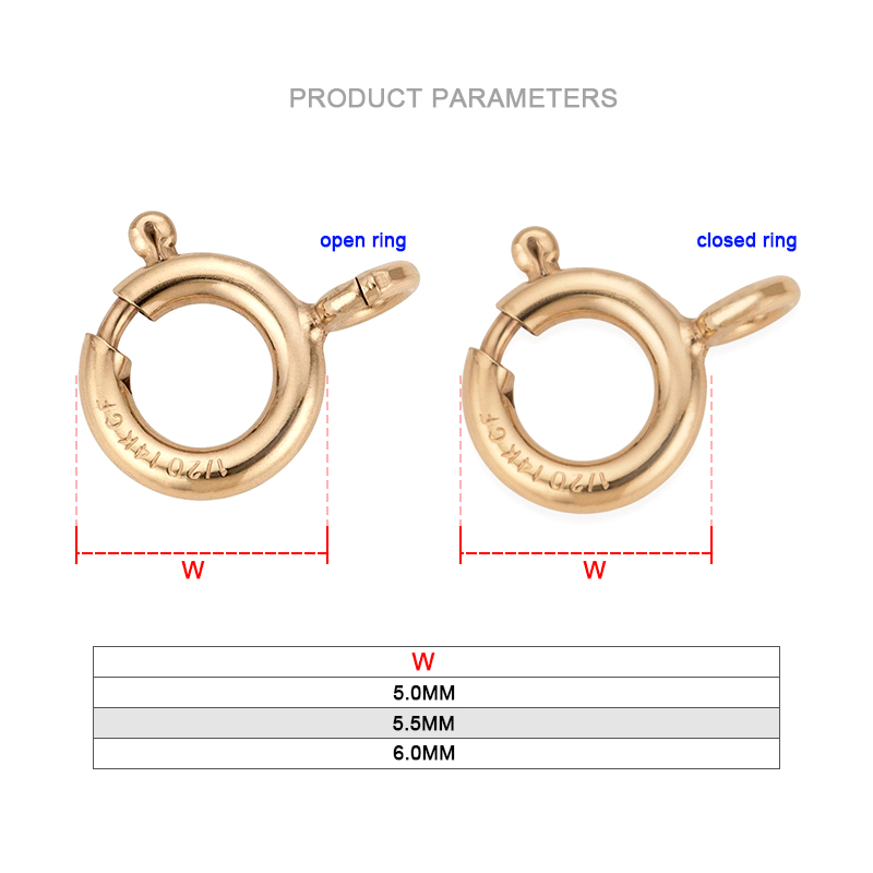 14K Gold Filled Spring Ring Cl - Jewelry Making Kit For Adults recension och pris